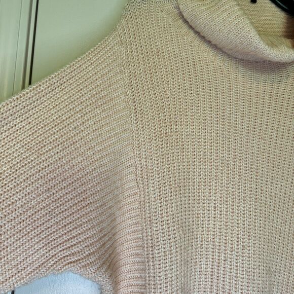 AMERICAN EAGLE woman's size large L oversized Dreamspun mock neck chunky sweater - Picture 7 of 15